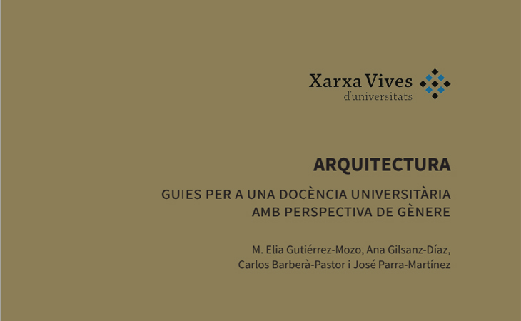Guía para la introducción de la perspectiva de género en la docencia e investigación en Arquitectura